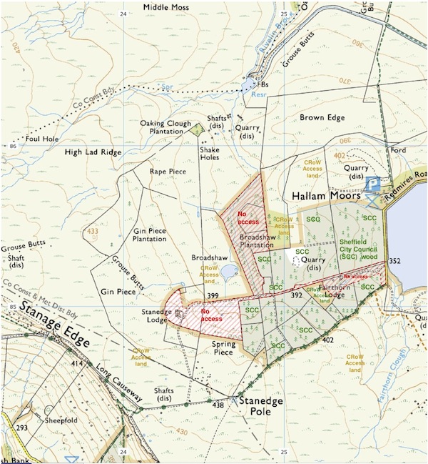 redmires map